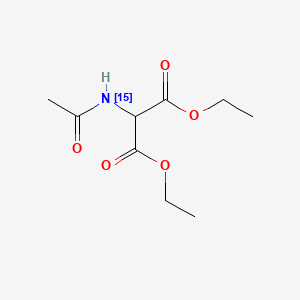 molecular formula C9H15NO5 B3306621 Diethyl acetamidomalonate-15N CAS No. 92877-34-4