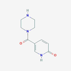 molecular formula C10H13N3O2 B3307166 5-(Piperazine-1-carbonyl)-1,2-dihydropyridin-2-one CAS No. 932114-29-9