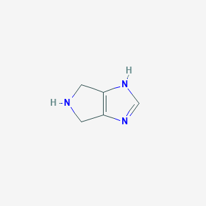 molecular formula C5H7N3 B3307623 1,4,5,6-Tetrahydropyrrolo[3,4-d]imidazole CAS No. 933705-48-7