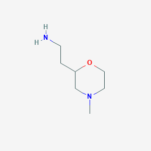 molecular formula C7H16N2O B3307729 2-(4-Methylmorpholin-2-yl)ethan-1-amine CAS No. 933735-54-7