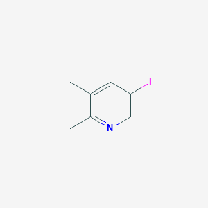 molecular formula C7H8IN B3308122 5-Iodo-2,3-dimethylpyridine CAS No. 937267-17-9