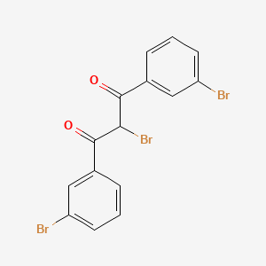 2-Bromo-1,3-bis(3-bromophenyl)propane-1,3-dione