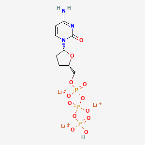 molecular formula C9H16N3O12P3 B3308676 3'-NH2-ddCTP sodium CAS No. 93939-77-6