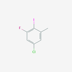 molecular formula C7H5ClFI B3308847 5-Chloro-3-fluoro-2-iodotoluene CAS No. 939990-13-3