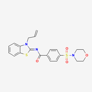 (Z)-N-(3-allylbenzo[d]thiazol-2(3H)-ylidene)-4-(morpholinosulfonyl)benzamide