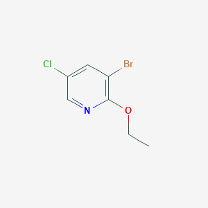 molecular formula C7H7BrClNO B3309803 3-Bromo-5-chloro-2-ethoxypyridine CAS No. 943153-41-1