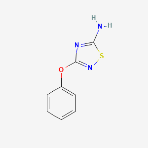 molecular formula C8H7N3OS B3309809 3-Phenoxy-1,2,4-thiadiazol-5-amine CAS No. 94324-70-6