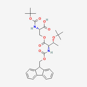 molecular formula C31H40N2O9 B3309936 Boc-Ser(Fmoc-Thr(tBu))-OH CAS No. 944283-12-9