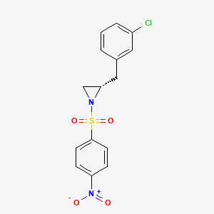 2-Benzyl-1-(4-nitro-benzenesulfonyl)-aziridine