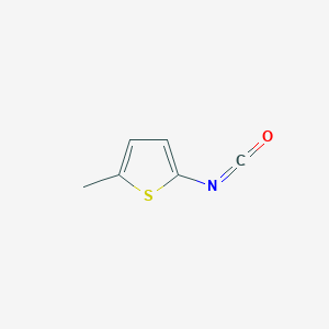 molecular formula C6H5NOS B033100 2-Isocyanato-5-methylthiophene CAS No. 76536-99-7