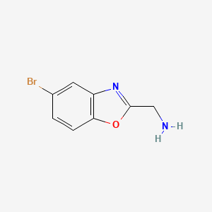molecular formula C8H7BrN2O B3310018 5-Bromobenzoxazole-2-methanamine CAS No. 944897-47-6