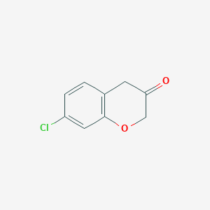 molecular formula C9H7ClO2 B3310059 7-Chlorochroman-3-one CAS No. 944899-60-9