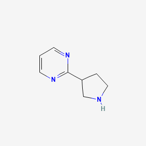 molecular formula C8H11N3 B3310064 2-(Pyrrolidin-3-YL)pyrimidine CAS No. 944900-11-2