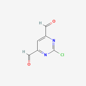 2-Chloropyrimidine-4,6-dicarbaldehyde