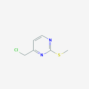 molecular formula C6H7ClN2S B3310084 4-(Chloromethyl)-2-(methylthio)pyrimidine CAS No. 944902-34-5