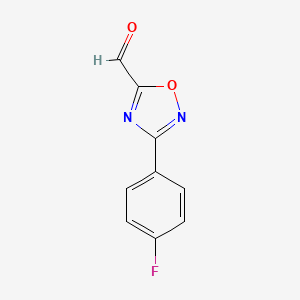 3-(4-Fluorophenyl)-1,2,4-oxadiazole-5-carbaldehyde