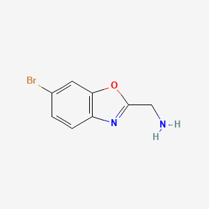 molecular formula C8H7BrN2O B3310134 6-Bromobenzoxazole-2-methanamine CAS No. 944907-49-7