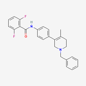 N-(4-(1-Benzyl-4-methyl-1,2,5,6-tetrahydropyridin-3-yl)phenyl)-2,6-difluorobenzamide