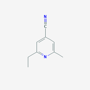 2-Ethyl-6-methylisonicotinonitrile