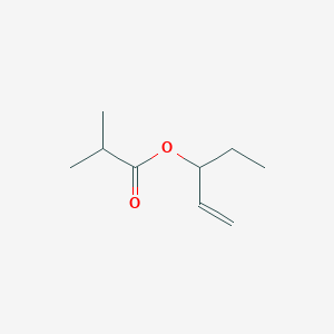 molecular formula C9H16O2 B3310187 Pent-1-en-3-yl isobutyrate CAS No. 945529-33-9
