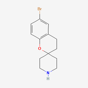 molecular formula C13H16BrNO B3310198 6-Bromospiro[chroman-2,4'-piperidine] CAS No. 945722-86-1