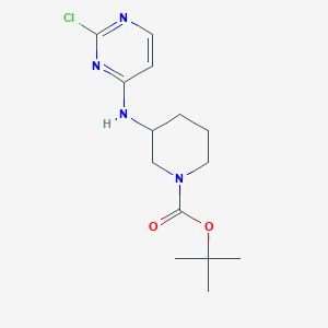 molecular formula C14H21ClN4O2 B3310244 tert-Butyl 3-((2-chloropyrimidin-4-yl)amino)piperidine-1-carboxylate CAS No. 945895-44-3