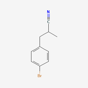 3-(4-Bromophenyl)-2-methylpropanenitrile