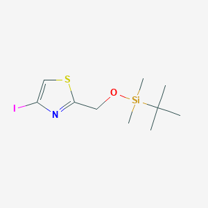 2-(Tert-butyldimethylsilyloxymethyl)-4-iodothiazole