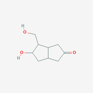 5-hydroxy-4-(hydroxymethyl)-3,3a,4,5,6,6a-hexahydro-1H-pentalen-2-one