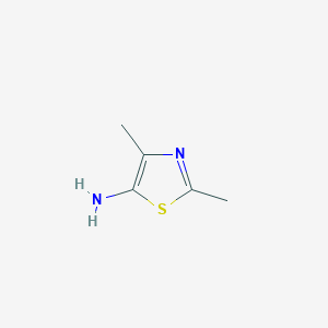 molecular formula C5H8N2S B033106 2,4-二甲基噻唑-5-胺 CAS No. 856568-04-2