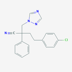 molecular formula C19H17ClN4 B033108 Fenbuconazol CAS No. 114369-43-6