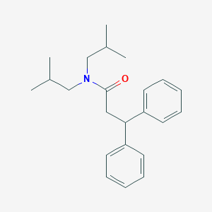 molecular formula C23H31NO B331098 N,N-diisobutyl-3,3-diphenylpropanamide 