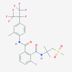 molecular formula C23H22F7IN2O4S B033115 氟苯二酰胺 CAS No. 272451-65-7