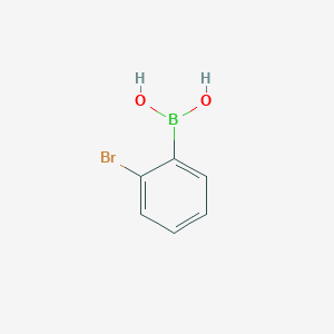molecular formula C6H6BBrO2 B033125 (2-Bromophenyl)boronic acid CAS No. 244205-40-1