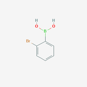 molecular formula C6H6BBrO2 B033125 2-Bromophenylboronic acid CAS No. 244205-40-1