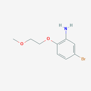 5-Bromo-2-(2-methoxyethoxy)aniline