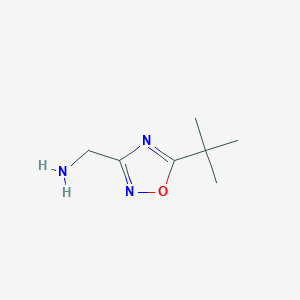 [5-(Tert-butyl)-1,2,4-oxadiazol-3-yl]methanamine
