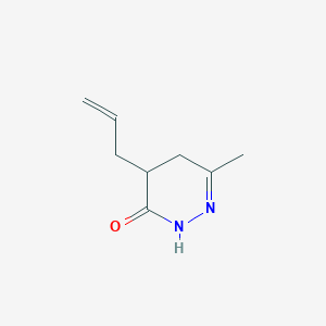 molecular formula C8H12N2O B3313906 4-Allyl-6-methyl-4,5-dihydropyridazin-3(2H)-one CAS No. 94767-49-4