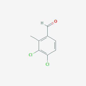molecular formula C8H6Cl2O B3313937 3,4-Dichloro-2-methylbenzaldehyde CAS No. 948038-77-5