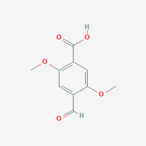 molecular formula C10H10O5 B3314015 2,5-Dimethoxy-4-formylbenzoic acid CAS No. 94930-47-9