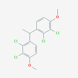 molecular formula C16H14Cl4O2 B033143 1,1-双(2,3-二氯-4-甲氧基苯基)乙烷 CAS No. 397301-41-6