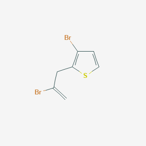 molecular formula C7H6Br2S B3314404 2-Bromo-3-(3-bromo-2-thienyl)-1-propene CAS No. 951885-96-4