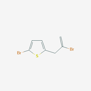 molecular formula C7H6Br2S B3314420 2-Bromo-3-(5-bromo-2-thienyl)-1-propene CAS No. 951886-05-8