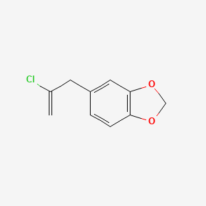 molecular formula C10H9ClO2 B3314640 2-Chloro-3-[(3,4-Methylenedioxy)phenyl]-1-propene CAS No. 951887-70-0