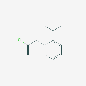 molecular formula C12H15Cl B3314962 2-Chloro-3-(2-isopropylphenyl)-1-propene CAS No. 951890-53-2