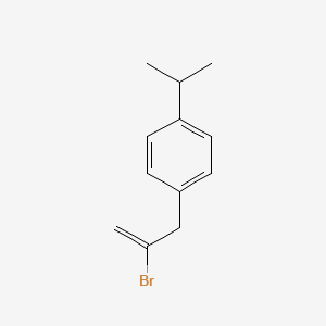 molecular formula C12H15B B3314973 2-Bromo-3-(4-isopropylphenyl)-1-propene CAS No. 951890-61-2