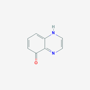 molecular formula C8H6N2O B033150 喹喔啉-5-醇 CAS No. 17056-99-4
