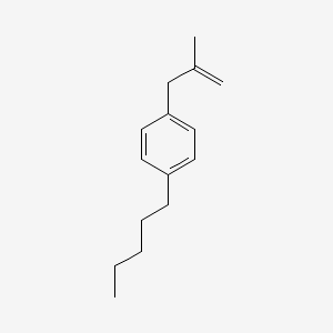 molecular formula C15H22 B3315021 2-Methyl-3-(4-n-pentylphenyl)-1-propene CAS No. 951890-91-8