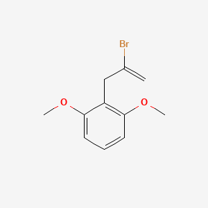 molecular formula C11H13BrO2 B3315072 2-Bromo-3-(2,6-dimethoxyphenyl)-1-propene CAS No. 951891-27-3
