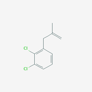 molecular formula C10H10Cl2 B3315231 3-(2,3-Dichlorophenyl)-2-methyl-1-propene CAS No. 951892-49-2